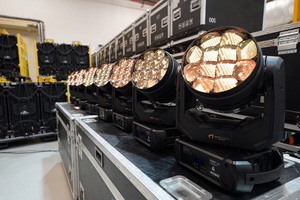 Creative Technology Middle East’s first delivery of Robe FORTES and LEDBeam 350s 