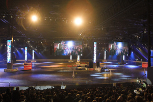 Robe in Fast Lane at Autosports 2011 Live Action Arena